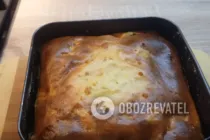 Творожная запеканка с манкой - Шаг 7 Творожная запеканка с манкой - Шаг 7