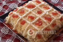 Салат с кальмарами - Шаг 12 Салат с кальмарами - Шаг 12