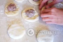Беляши с мясом жареные - Шаг 13 Беляши с мясом жареные - Шаг 13