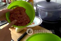 Манты в пароварке - Шаг 1 Манты в пароварке - Шаг 1