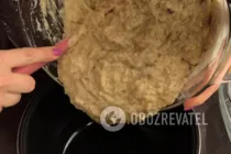 Бисквит с яблоками - Шаг 10 Бисквит с яблоками - Шаг 10