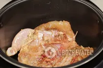 Курча табака у мультиварці - Крок 5 Курча табака у мультиварці - Крок 5