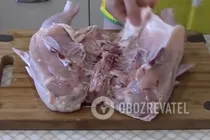 Цыпленок табака в духовке - Шаг 1 Цыпленок табака в духовке - Шаг 1
