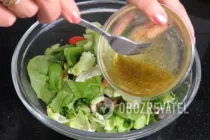 Салат с курицей и сухариками - Шаг 10 Салат с курицей и сухариками - Шаг 10