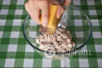 Салат с филе курицы - Шаг 4 Салат с филе курицы - Шаг 4