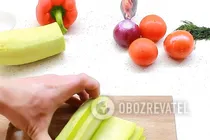 Мусака из кабачков - Шаг 1 Мусака из кабачков - Шаг 1