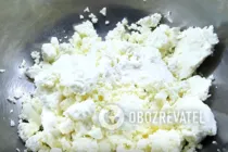 Творожная запеканка с манкой в мультиварке - Шаг 3 Творожная запеканка с манкой в мультиварке - Шаг 3