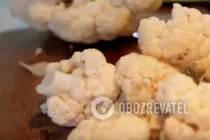 Запеканка с цветной капустой - Шаг 1 Запеканка с цветной капустой - Шаг 1