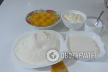 Бісквіт на сметані - Крок 1 Бісквіт на сметані - Крок 1