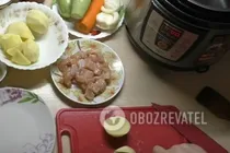 Овочеве рагу у мультиварці - Крок 1 Овочеве рагу у мультиварці - Крок 1