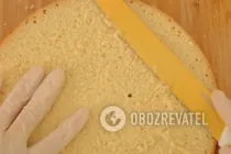 Бісквіт зі згущеним молоком - Крок 8 Бісквіт зі згущеним молоком - Крок 8