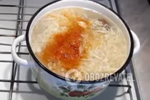 Капусняк із квашеної капусти - Крок 5 Капусняк із квашеної капусти - Крок 5