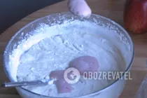 Яблочный бисквит - Шаг 5 Яблочный бисквит - Шаг 5