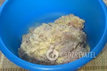 Куриные котлеты на пару - Шаг 2 Куриные котлеты на пару - Шаг 2