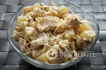 Салат с вареной курицей - Шаг 13 Салат с вареной курицей - Шаг 13