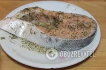 Стейк из лосося - Шаг 4 Стейк из лосося - Шаг 4