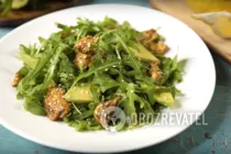 Салат с рукколой и курицей - Шаг 7 Салат с рукколой и курицей - Шаг 7