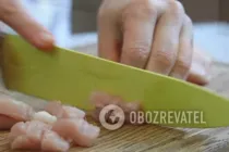 Салат с киви и курицей - Шаг 1 Салат с киви и курицей - Шаг 1