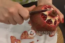 Салат с гранатом и курицей - Шаг 24 Салат с гранатом и курицей - Шаг 24
