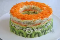 Салат с киви и курицей - Шаг 16 Салат с киви и курицей - Шаг 16