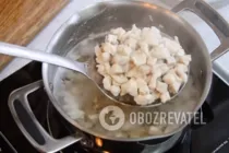 Салат с киви и курицей - Шаг 3 Салат с киви и курицей - Шаг 3
