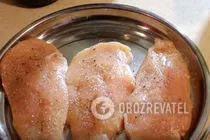 Куриный стейк - Шаг 3 Куриный стейк - Шаг 3