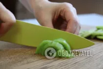 Салат с киви и курицей - Шаг 4 Салат с киви и курицей - Шаг 4