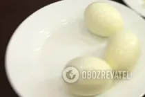 Салат с гранатом и курицей - Шаг 2 Салат с гранатом и курицей - Шаг 2