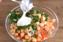 Салат с апельсинами и курицей - Шаг 8 Салат с апельсинами и курицей - Шаг 8