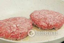 Котлета для гамбургера - Шаг 3 Котлета для гамбургера - Шаг 3