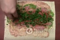 Шаурма с колбасой - Шаг 6 Шаурма с колбасой - Шаг 6