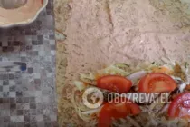 Шаурма с курицей - Шаг 6 Шаурма с курицей - Шаг 6