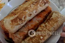 Шаурма с курицей - Шаг 8 Шаурма с курицей - Шаг 8