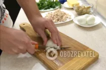 Салат із печерицями та куркою - Крок 1 Салат із печерицями та куркою - Крок 1
