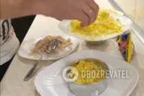 Салат із печерицями та куркою - Крок 10 Салат із печерицями та куркою - Крок 10