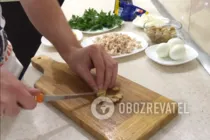 Салат із печерицями та куркою - Крок 3 Салат із печерицями та куркою - Крок 3