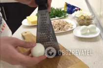 Салат із печерицями та куркою - Крок 4 Салат із печерицями та куркою - Крок 4
