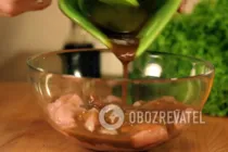 Теплый салат с курицей - Шаг 8 Теплый салат с курицей - Шаг 8