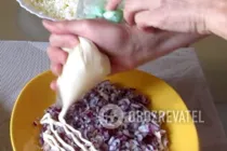 Салат із квасолею та куркою - Крок 8 Салат із квасолею та куркою - Крок 8