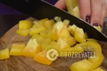 Теплий салат із баклажанами - Крок 12 Теплий салат із баклажанами - Крок 12