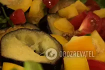 Теплий салат із баклажанами - Крок 16 Теплий салат із баклажанами - Крок 16