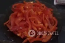 Теплый салат с морепродуктами - Шаг 2 Теплый салат с морепродуктами - Шаг 2
