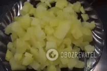 Теплый салат с морепродуктами - Шаг 3 Теплый салат с морепродуктами - Шаг 3