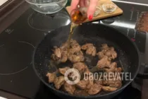 Теплый салат из куриной печени - Шаг 14 Теплый салат из куриной печени - Шаг 14