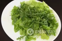 Теплый салат из куриной печени - Шаг 17 Теплый салат из куриной печени - Шаг 17