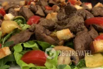 Теплый салат из куриной печени - Шаг 23 Теплый салат из куриной печени - Шаг 23