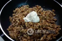 Блины с курицей и грибами - Шаг 9 Блины с курицей и грибами - Шаг 9