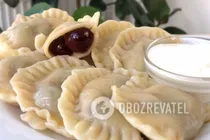 Вареники с вишней - Шаг 8 Вареники с вишней - Шаг 8