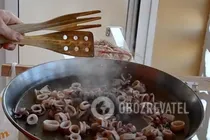 Паэлья с креветками - Шаг 3 Паэлья с креветками - Шаг 3
