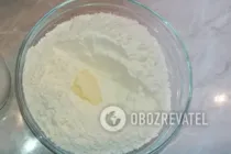 Коржі на кефірі - Крок 1 Коржі на кефірі - Крок 1